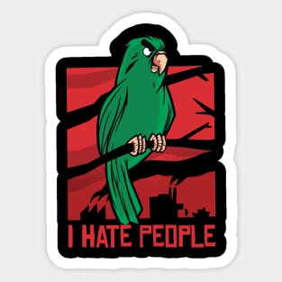 I hate people Sticker